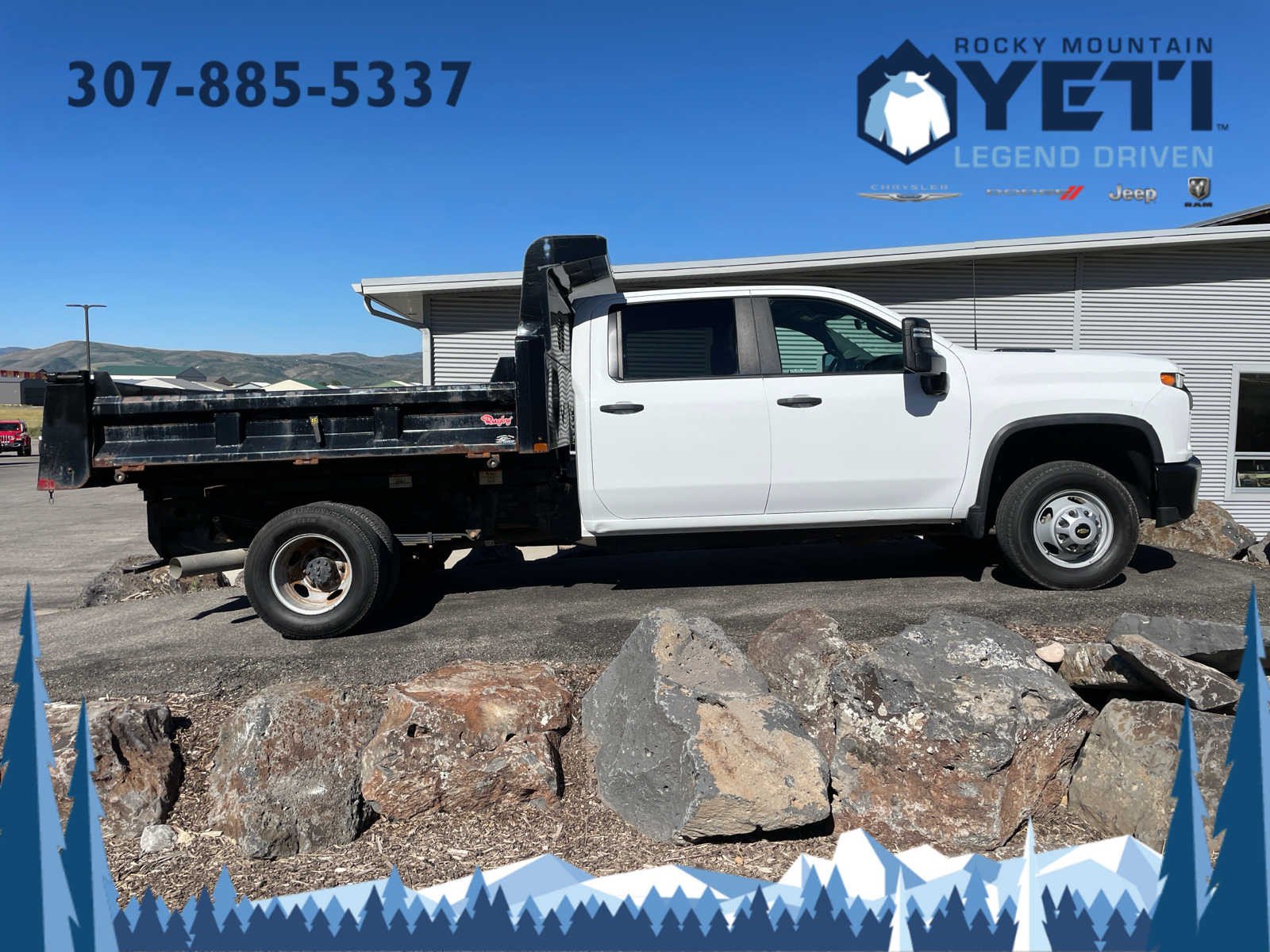 Used 2021 Chevrolet Silverado 3500HD Work Truck with VIN 1GB4YSEY2MF294125 for sale in Afton, WY