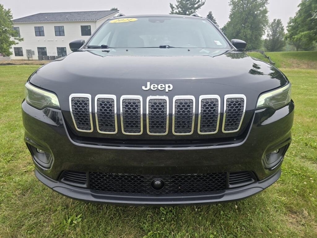 Used 2021 Jeep Cherokee Latitude Lux with VIN 1C4PJMMX3MD107732 for sale in Angola, IN