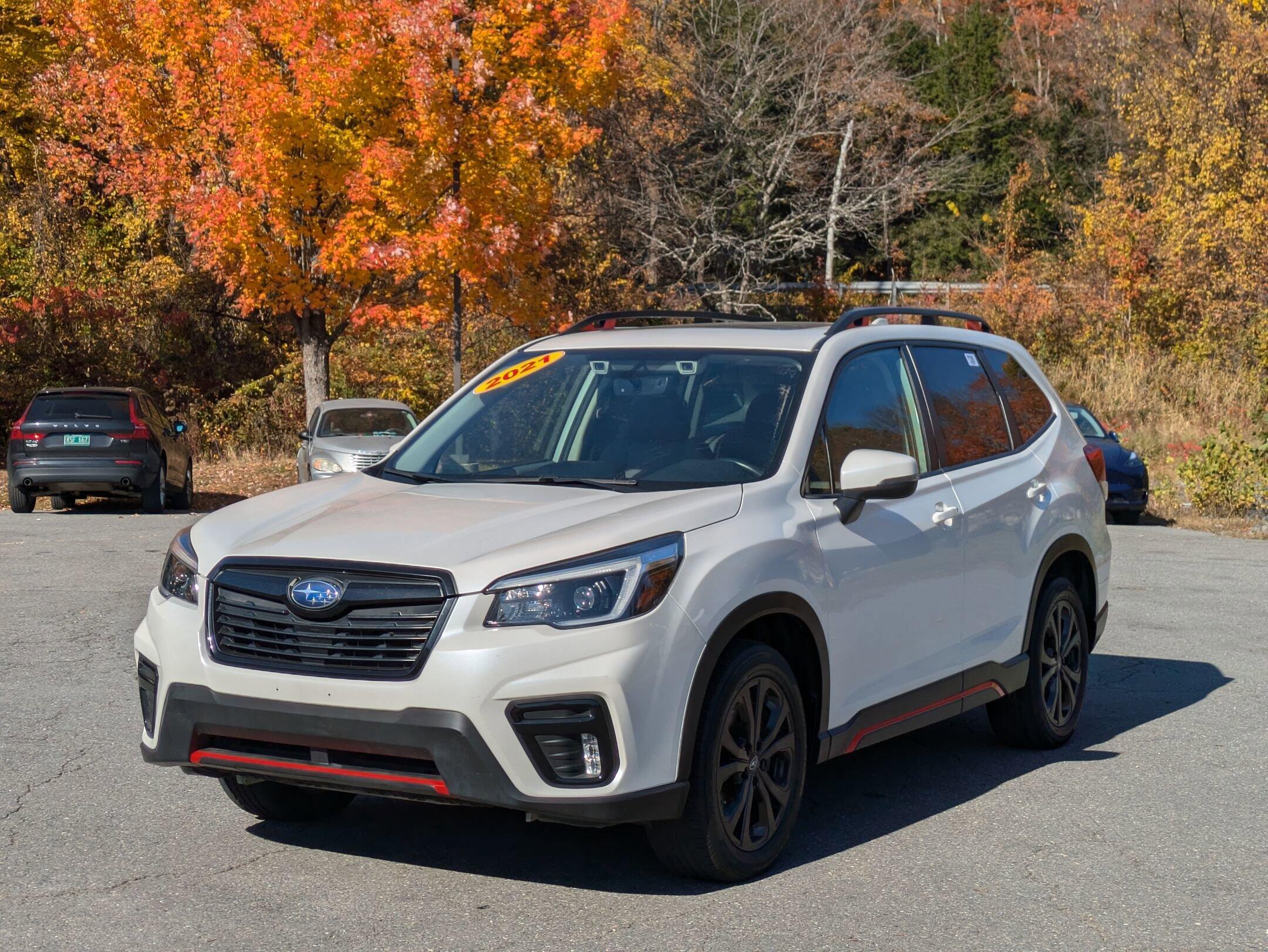 Used 2021 Subaru Forester Sport with VIN JF2SKARC4MH467775 for sale in Brattleboro, VT