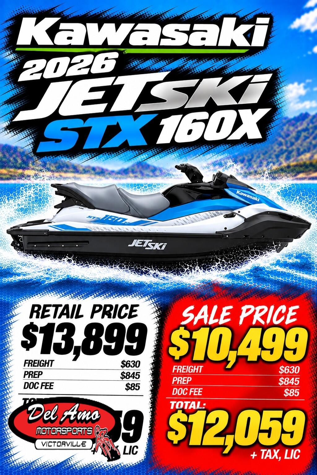 2026 Kawasaki JET SKI STX 160X