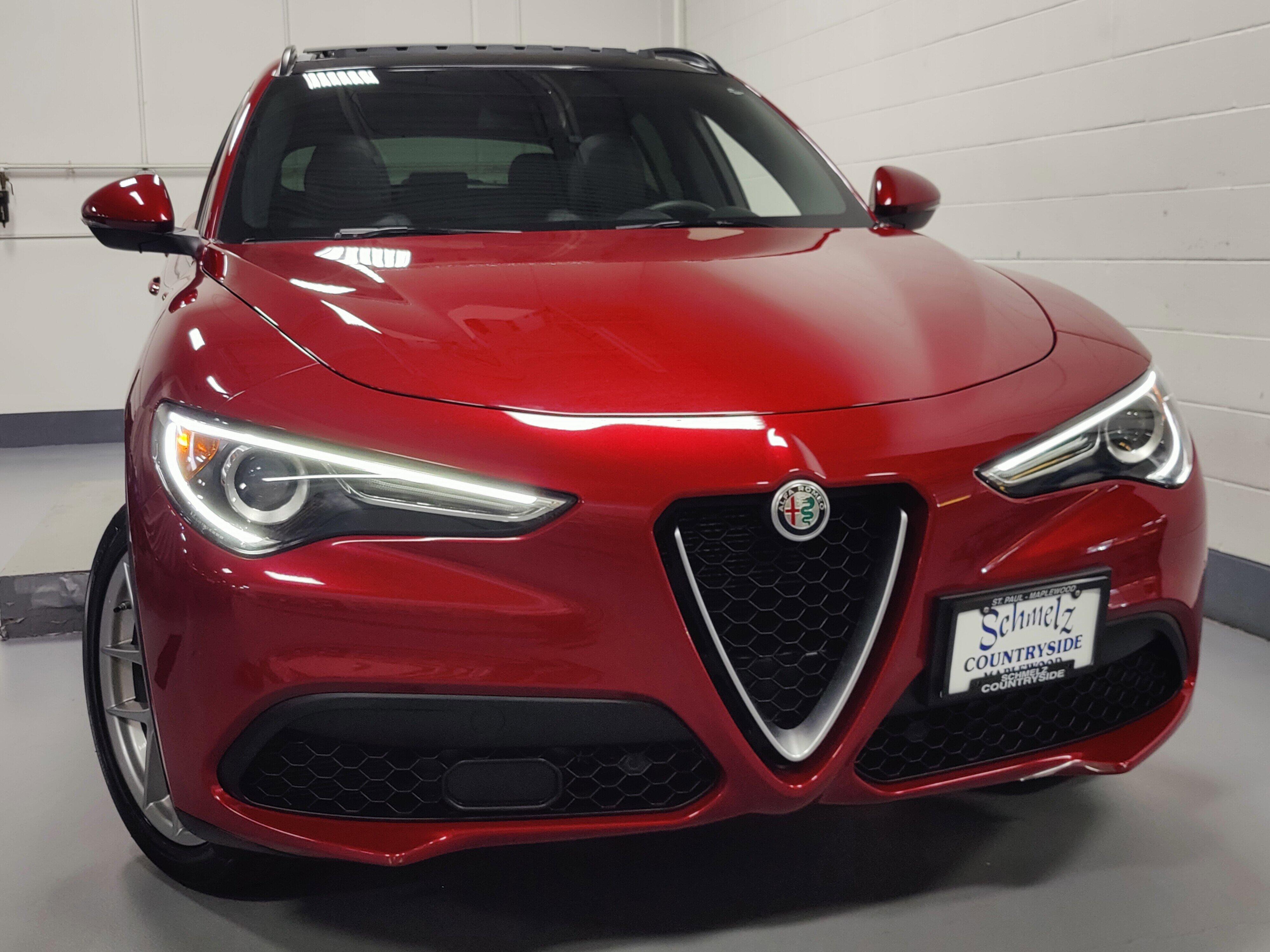 Used 2018 Alfa Romeo Stelvio Ti Sport with VIN ZASFAKNN1J7B82332 for sale in Maplewood, Minnesota