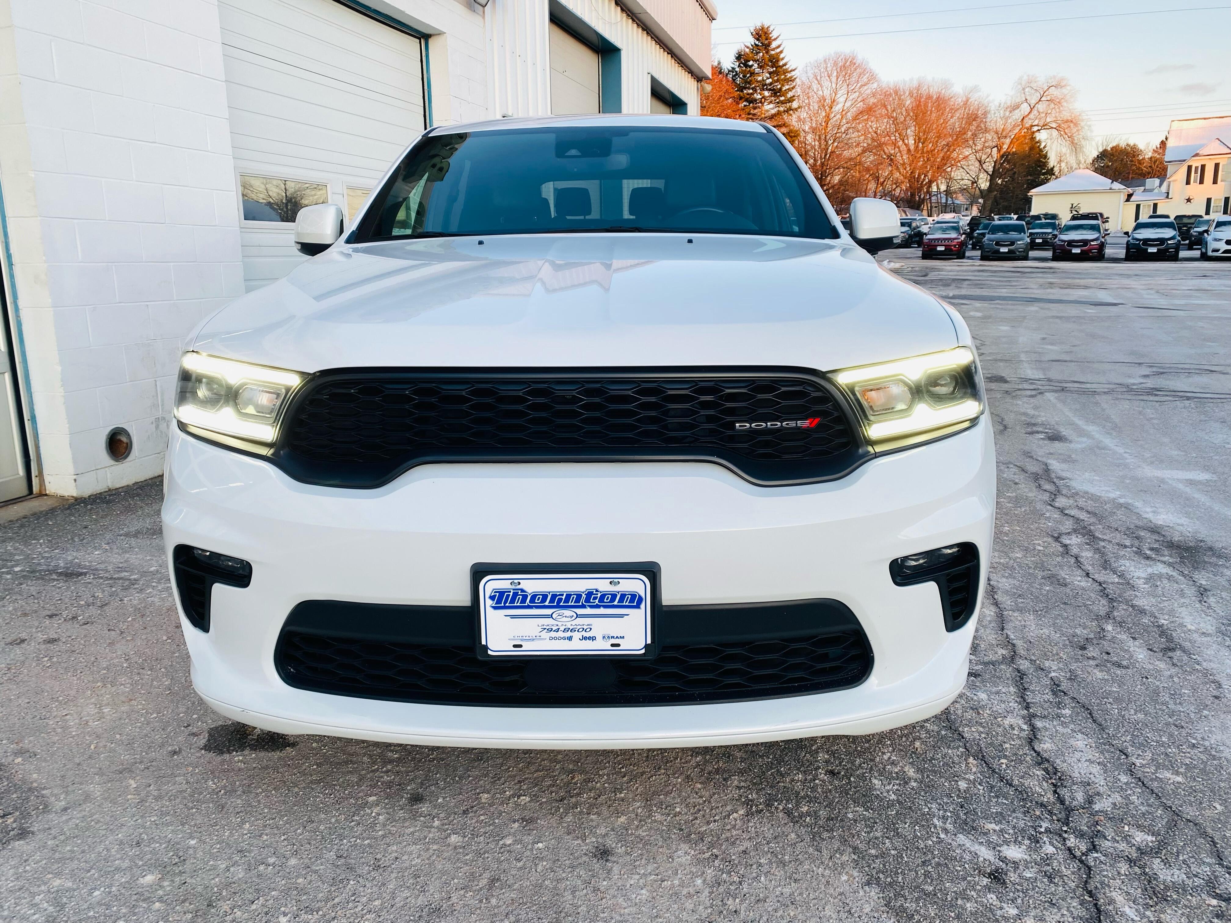 Certified 2022 Dodge Durango GT Plus with VIN 1C4RDJDGXNC228909 for sale in Lincoln, ME