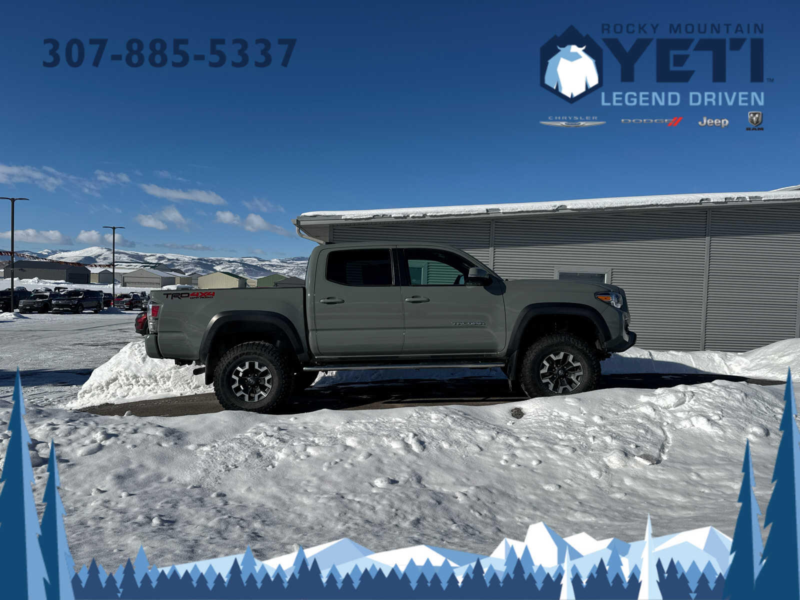 Used 2023 Toyota Tacoma TRD Off Road with VIN 3TMCZ5AN0PM592758 for sale in Afton, WY