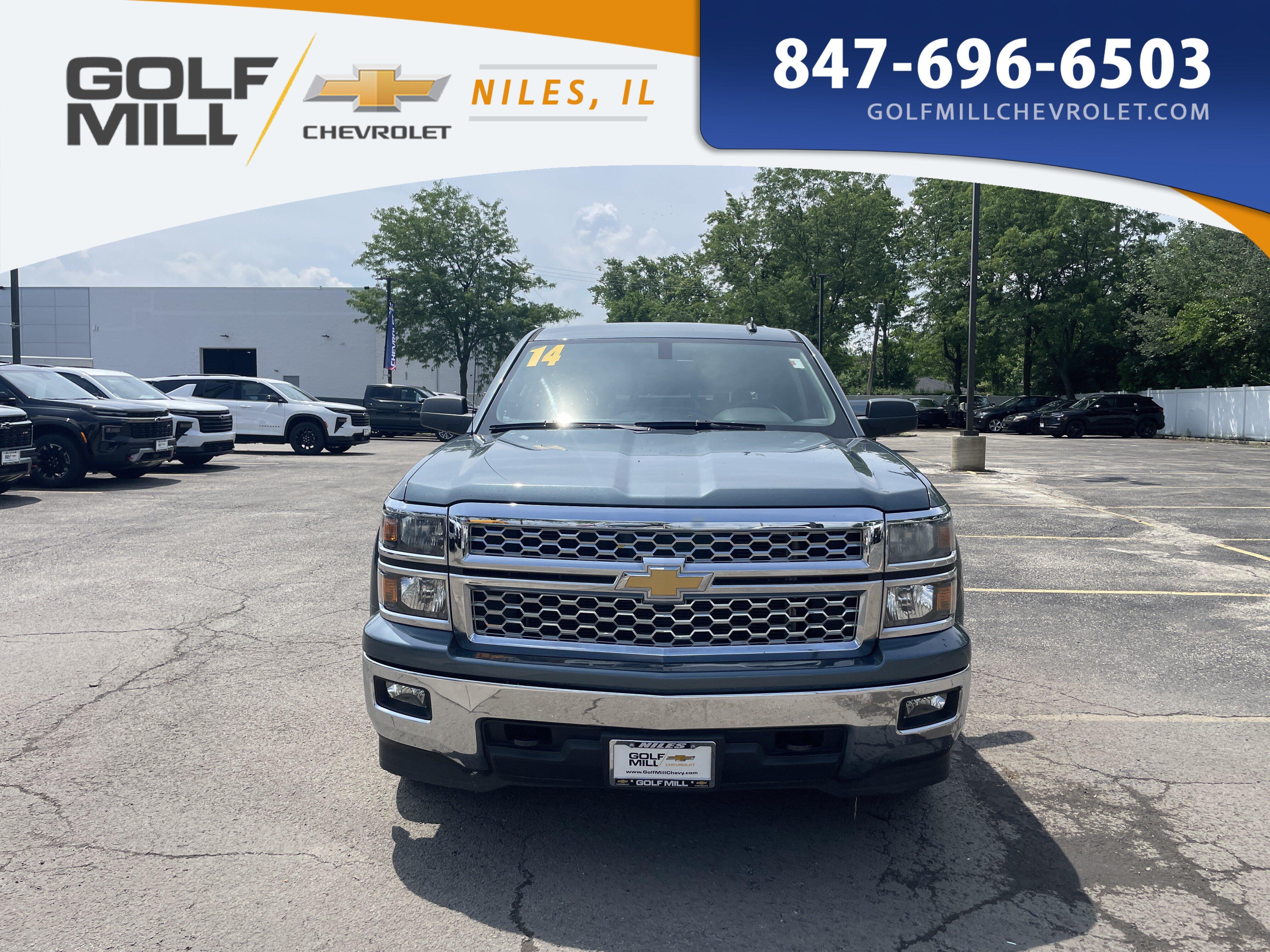 Used 2014 Chevrolet Silverado 1500 LT with VIN 3GCUKREC5EG240053 for sale in Glenview, IL