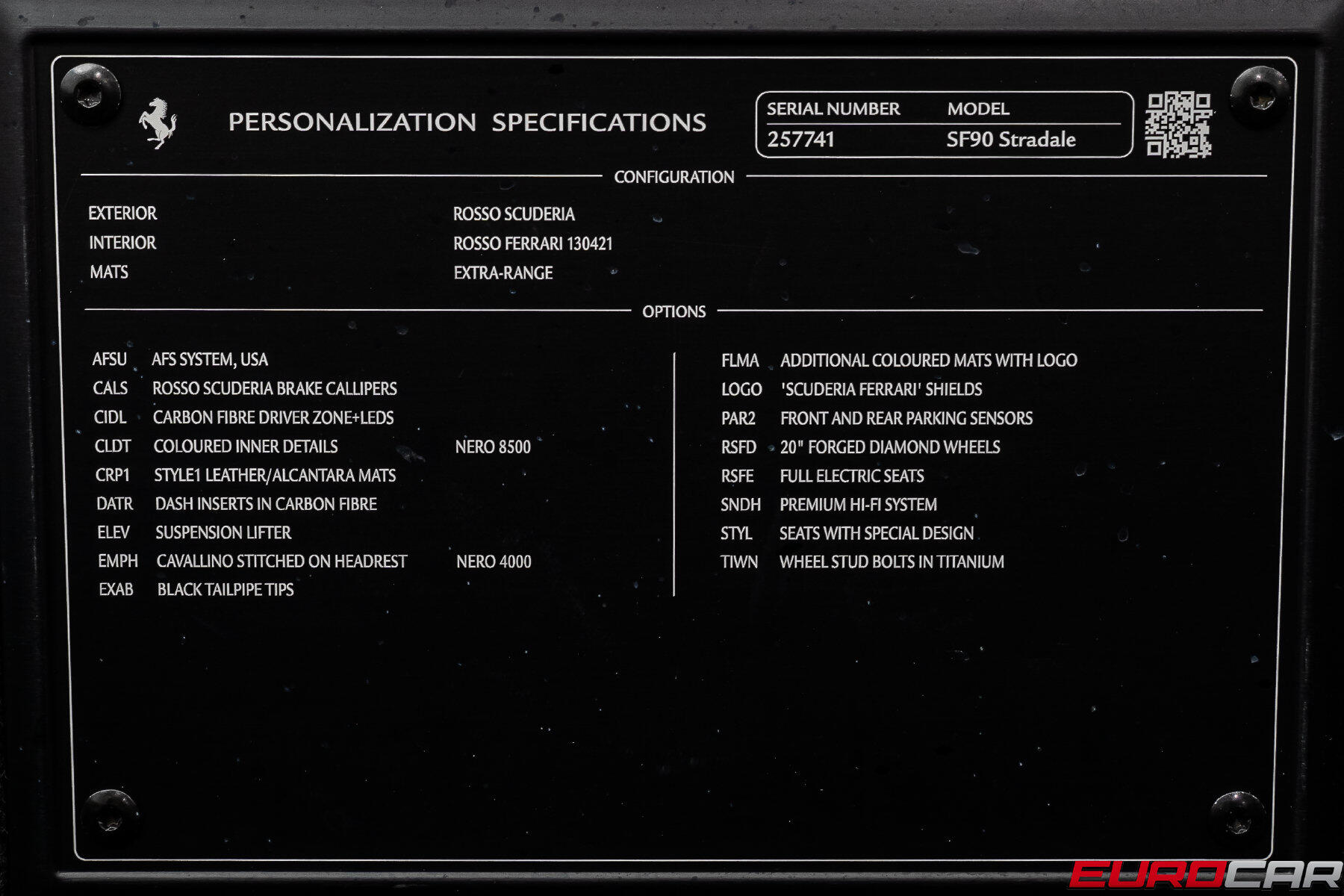 2021 Ferrari SF90 Stradale *CARBON STEERING WHEEL * FULL ELECTRIC SEATS*Image 11