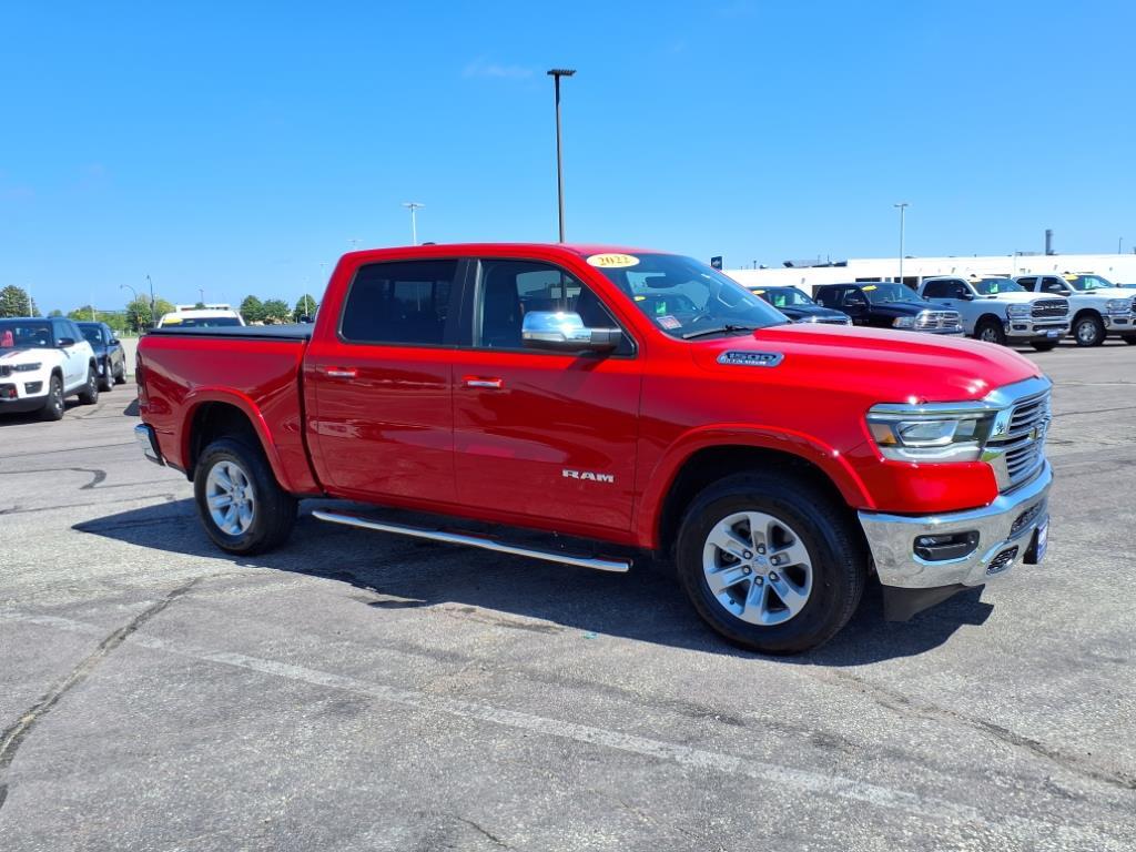 Used 2022 RAM Ram 1500 Pickup Laramie with VIN 1C6SRFJT8NN421380 for sale in Mankato, Minnesota