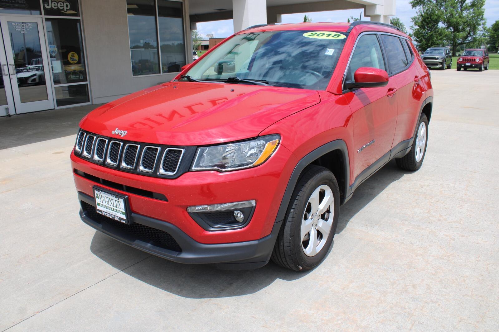 Used 2018 Jeep Compass Latitude with VIN 3C4NJDBB1JT480000 for sale in Highland, IL