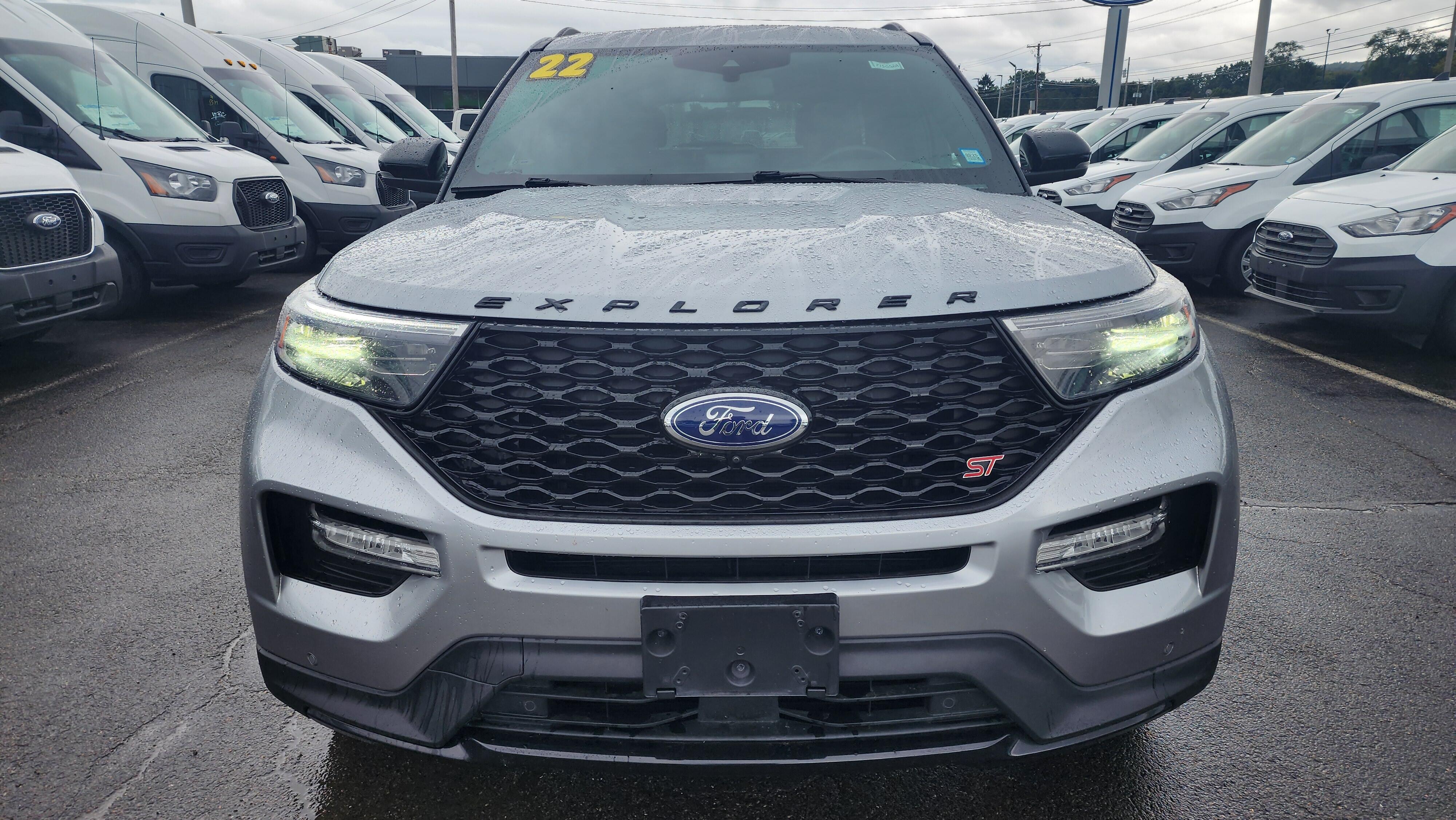 Used 2022 Ford Explorer ST with VIN 1FM5K8GCXNGA69481 for sale in Elmira, NY