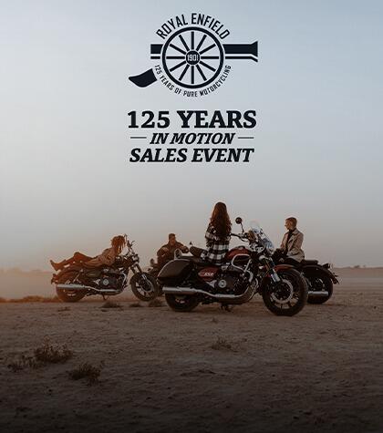 Royal Enfield 125 Years in Motion Sales Event