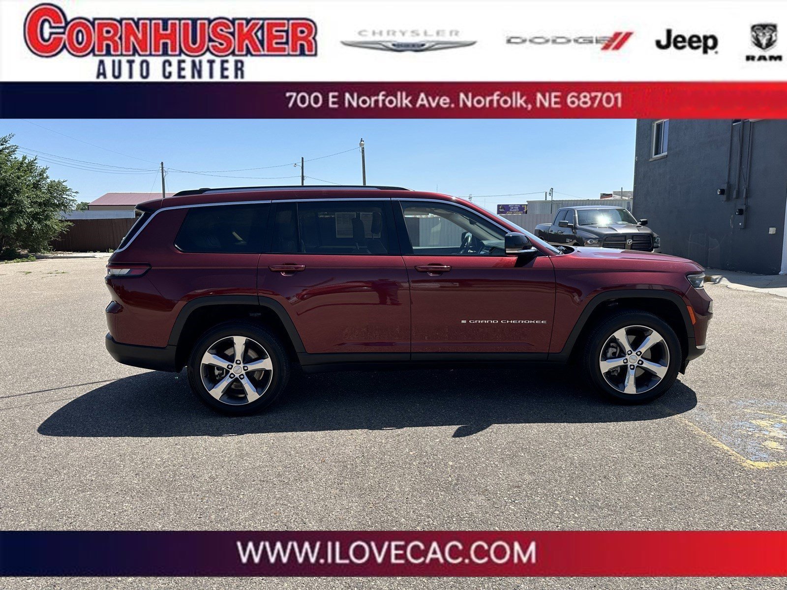 Used 2021 Jeep Grand Cherokee L Limited with VIN 1C4RJKBG7M8189604 for sale in Norfolk, NE