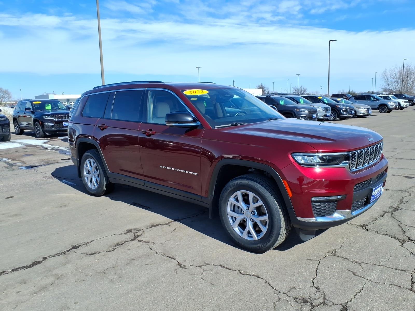Used 2022 Jeep Grand Cherokee L Limited with VIN 1C4RJKBG9N8572817 for sale in Mankato, Minnesota