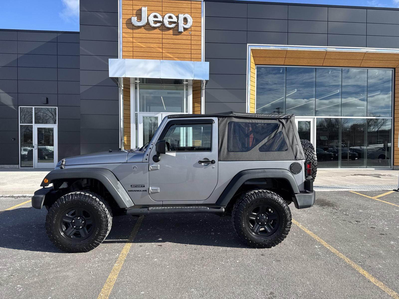 Used 2017 Jeep Wrangler Sport with VIN 1C4AJWAG3HL534720 for sale in Victor, NY