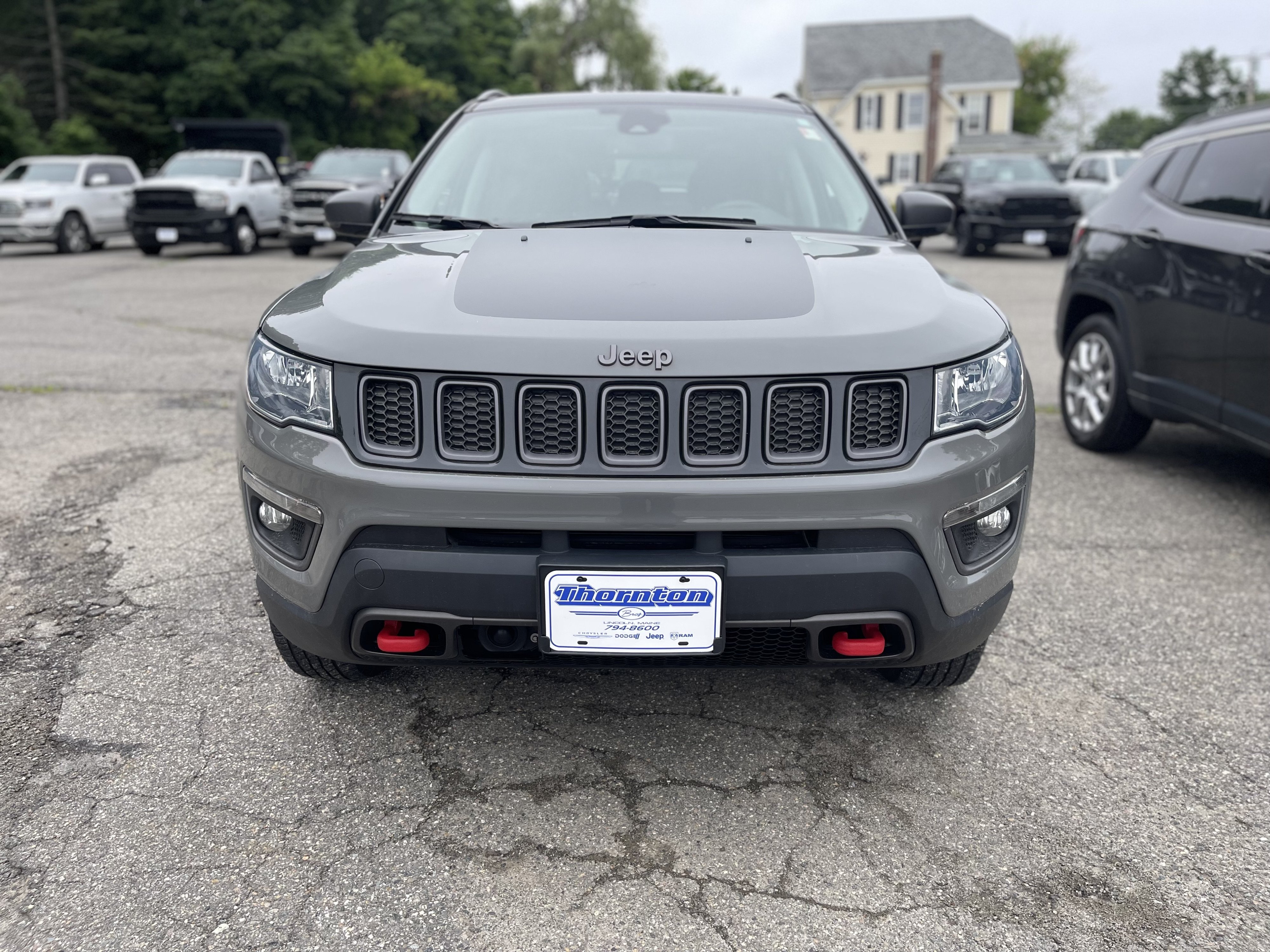 Certified 2021 Jeep Compass Trailhawk with VIN 3C4NJDDB0MT566030 for sale in Lincoln, ME