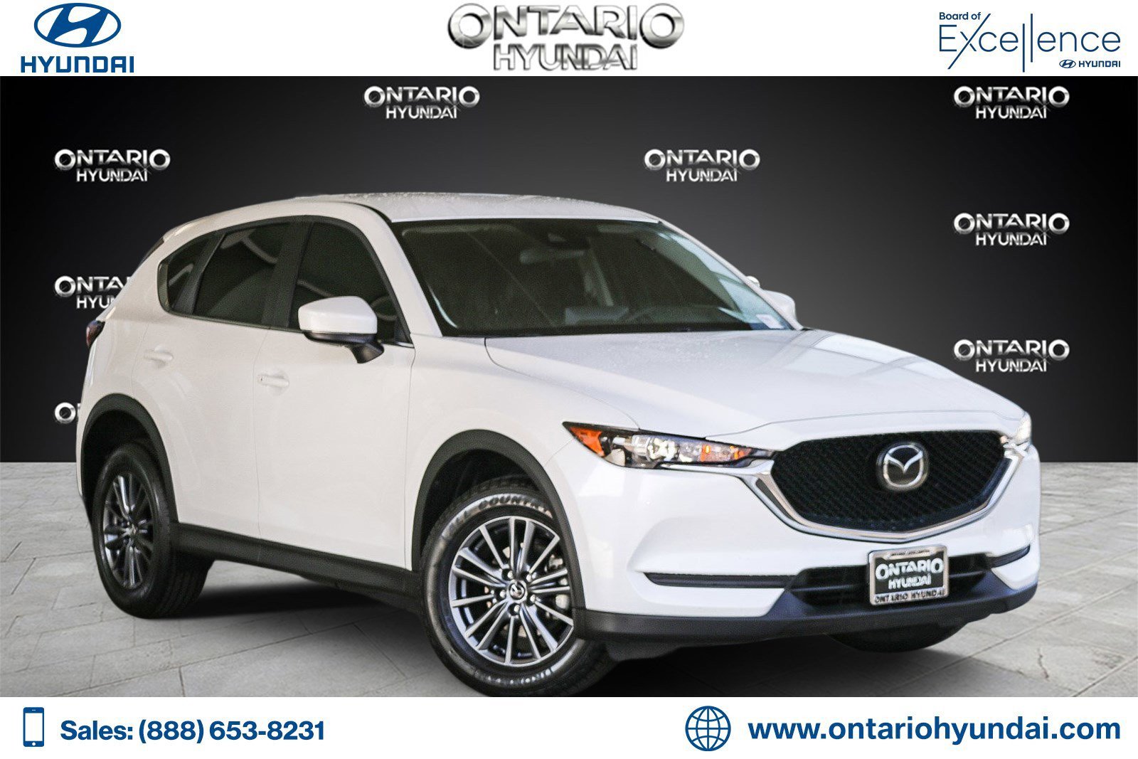 Used 2021 Mazda CX-5 Touring with VIN JM3KFACM6M0396542 for sale in Ontario, CA