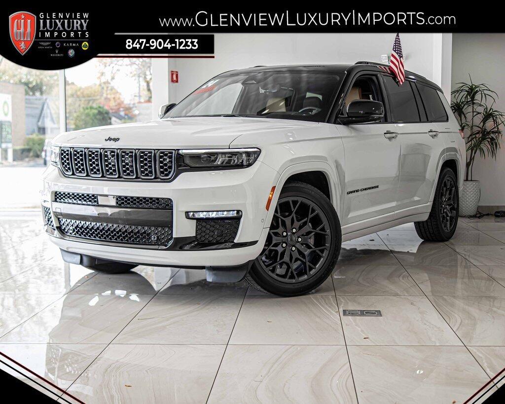 Used 2024 Jeep Grand Cherokee L Summit with VIN 1C4RJKEG7R8513492 for sale in Glenview, IL