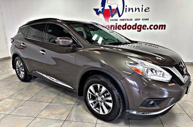 Used 2017 Nissan Murano SV with VIN 5N1AZ2MGXHN178053 for sale in Winnie, TX