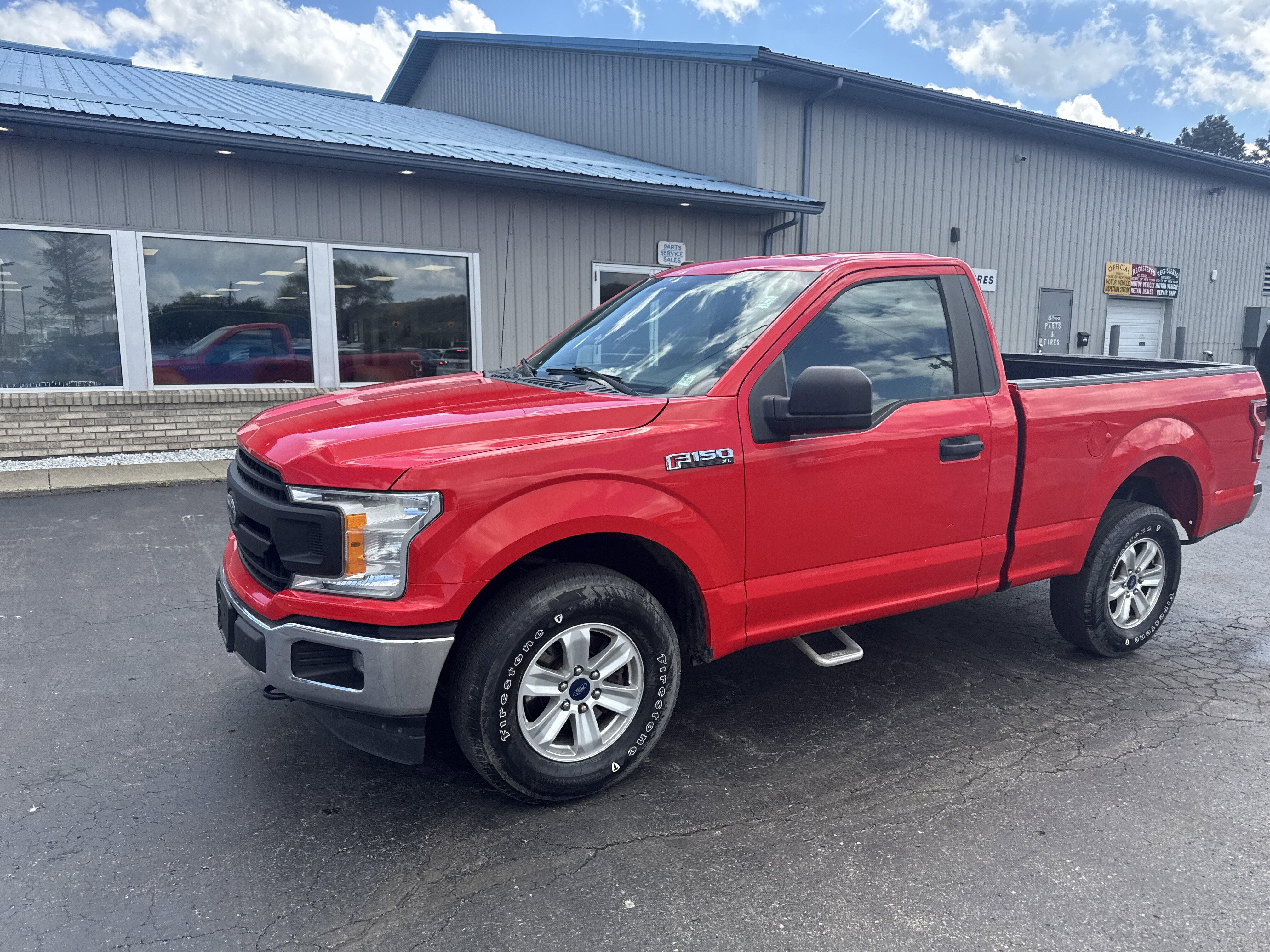 Used 2018 Ford F-150 XL with VIN 1FTMF1EBXJKC15844 for sale in Dansville, NY