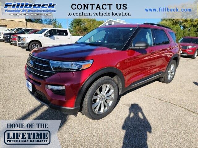 Used 2021 Ford Explorer XLT with VIN 1FMSK8DH3MGA03128 for sale in Boscobel, WI