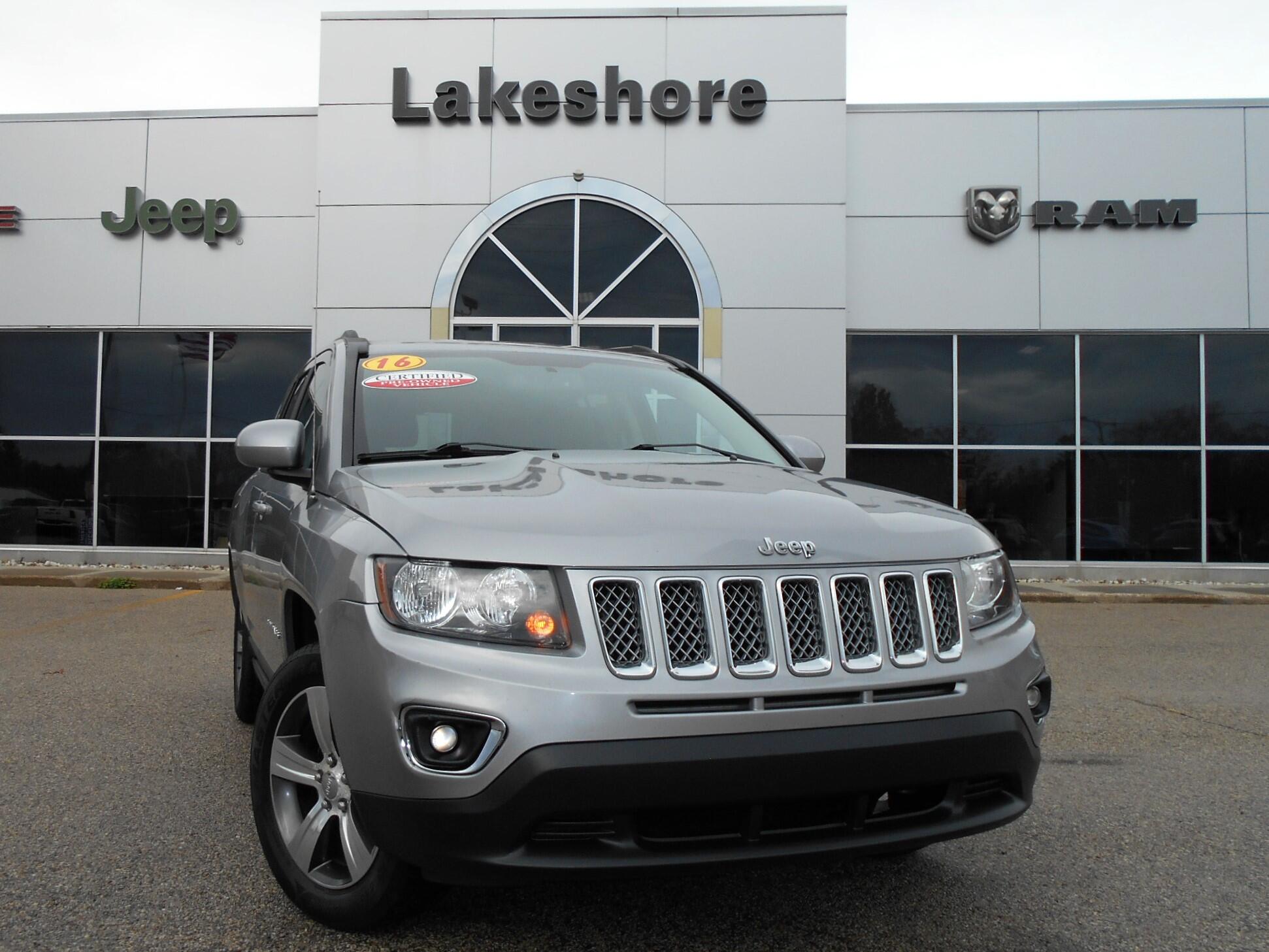 Certified 2016 Jeep Compass High Altitude with VIN 1C4NJCEA5GD804903 for sale in Montague, MI