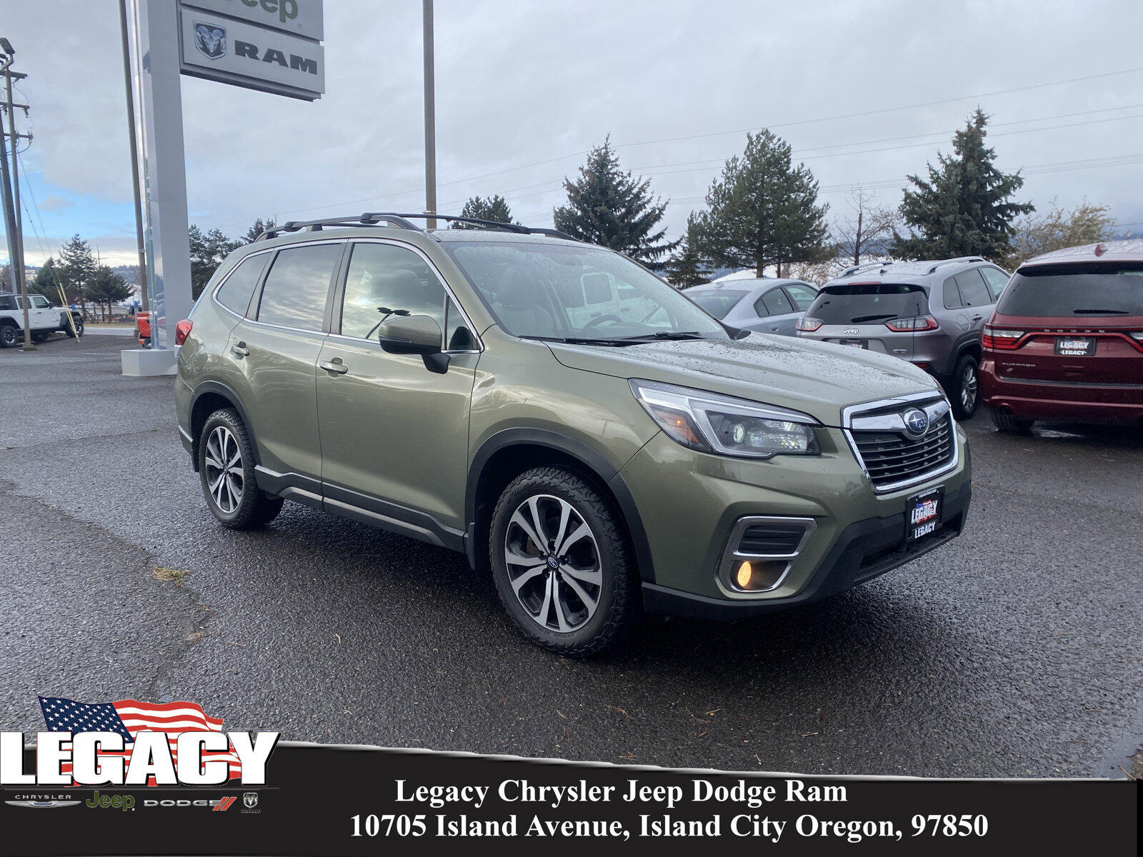 Used 2021 Subaru Forester Limited with VIN JF2SKAUC4MH490724 for sale in Island City, OR