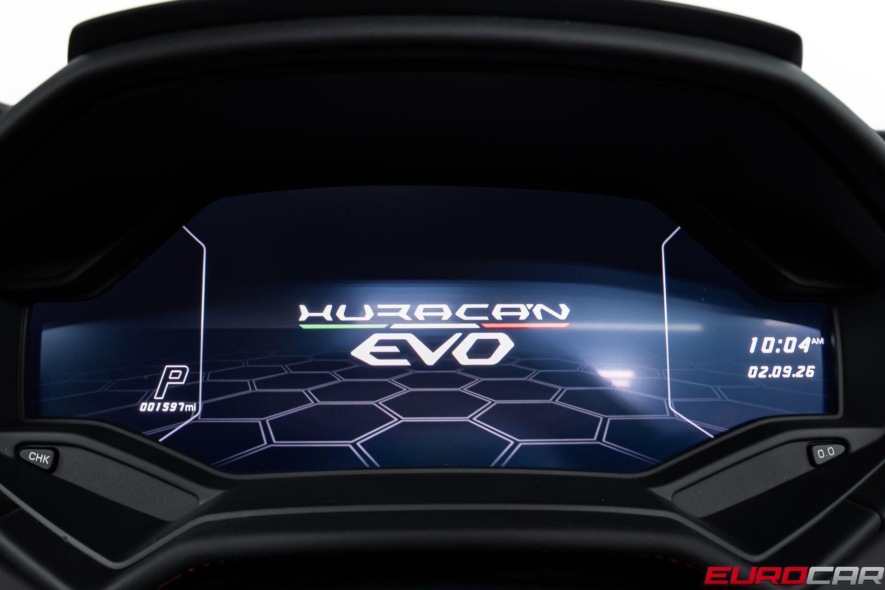 2023 Lamborghini Huracan EVO Spyder RWD *60TH ANNIVERSARY EDITION * FULL PPF* in a Bianco Icarus Metallic exterior color and Blackinterior. Eurocars OC 949-722-7121 eurocaroc.com 