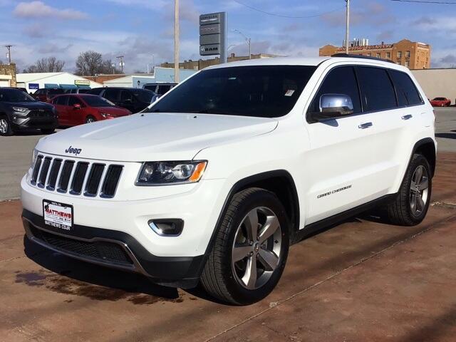 Used 2016 Jeep Grand Cherokee Limited with VIN 1C4RJEBG3GC418749 for sale in Vinita, OK