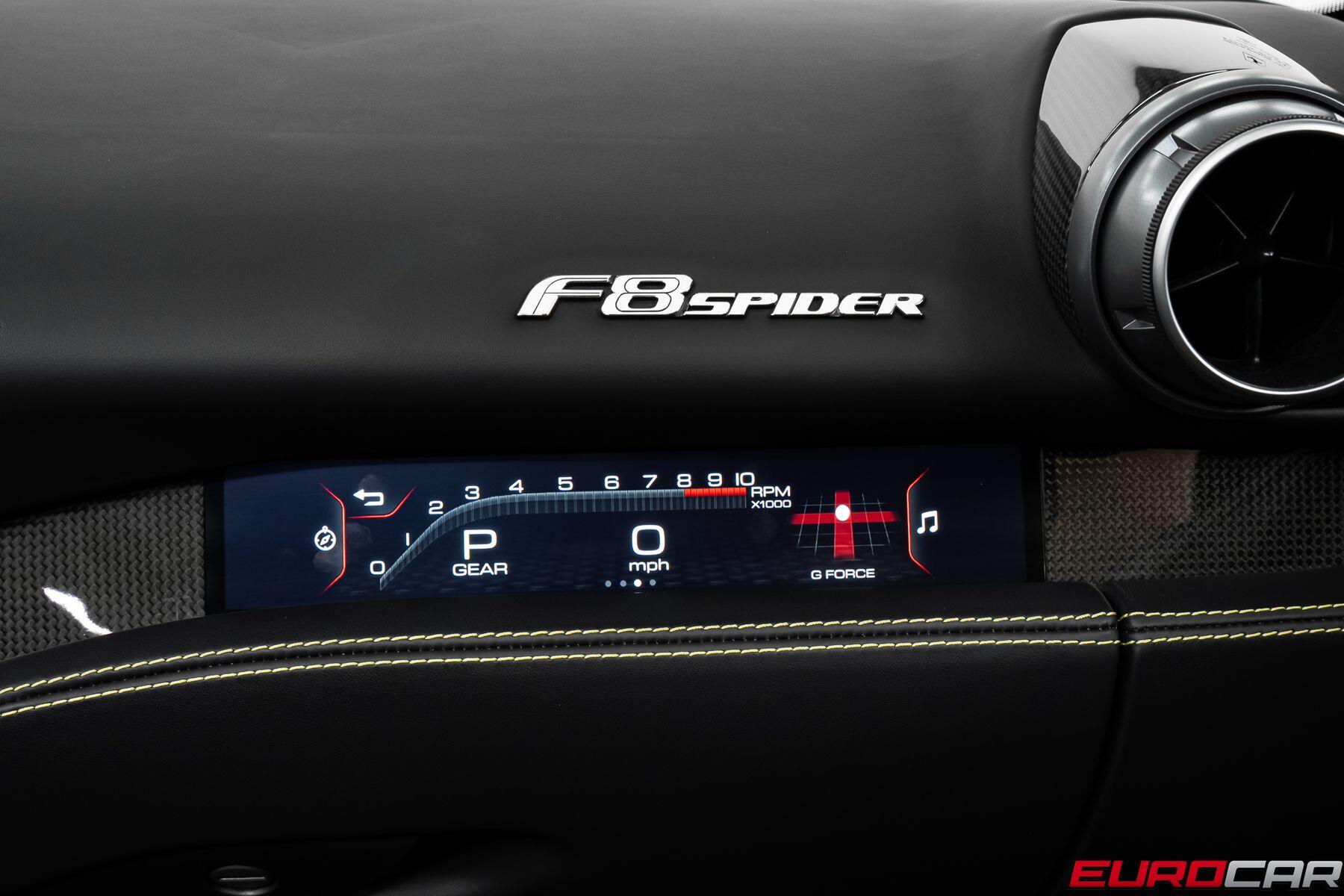 2022 Ferrari F8 Spider *PASSENGER DISPLAY * SUSPENSION LIFTER*Image 38