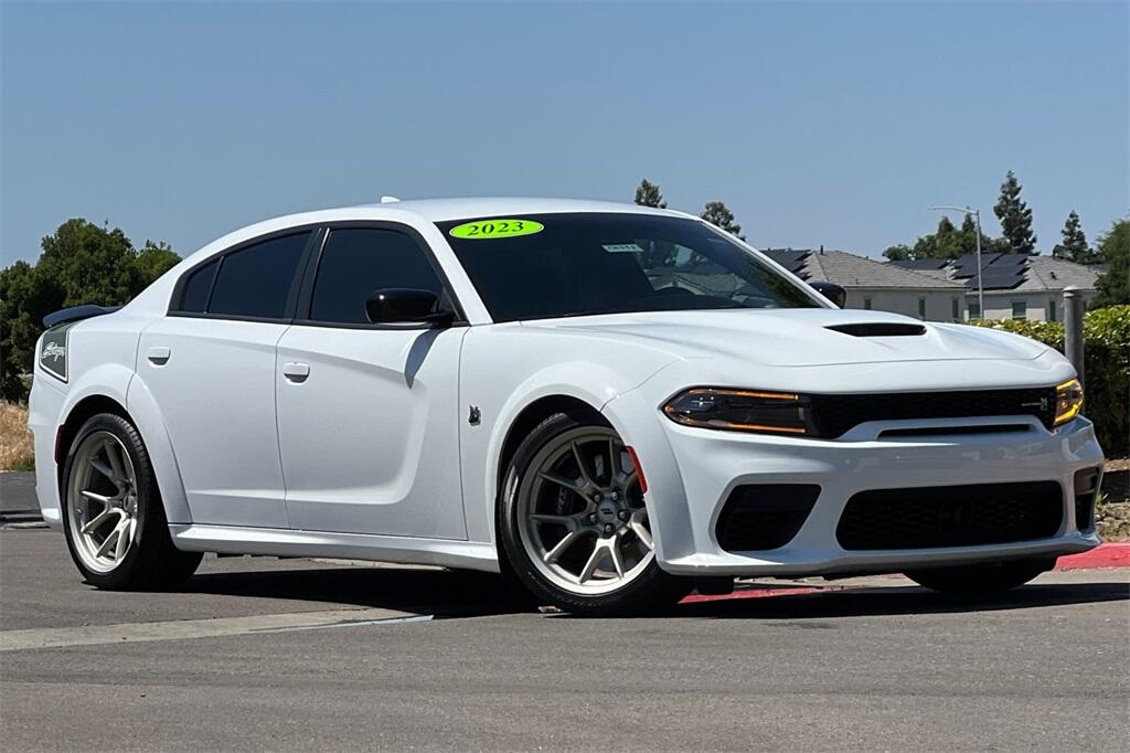 Used 2023 Dodge Charger Scat Pack with VIN 2C3CDXGJ7PH626387 for sale in Clovis, CA