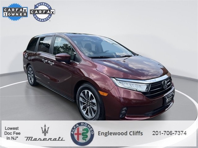 Used 2021 Honda Odyssey EX-L with VIN 5FNRL6H70MB023885 for sale in Englewood, NJ