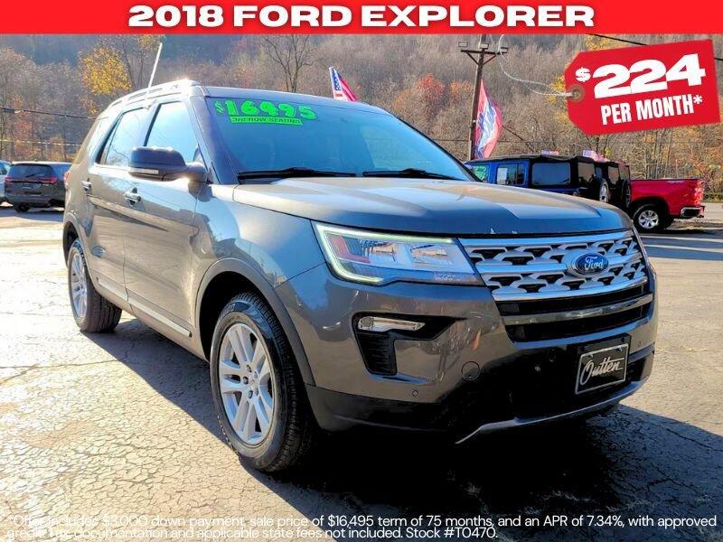 Used 2018 Ford Explorer XLT with VIN 1FM5K8D8XJGC35492 for sale in Tamaqua, PA