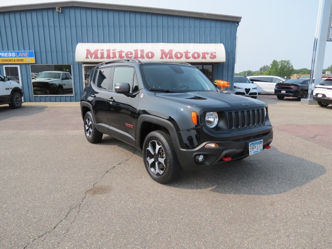 Used 2020 Jeep Renegade Trailhawk with VIN ZACNJBC17LPL17577 for sale in Fairmont, Minnesota