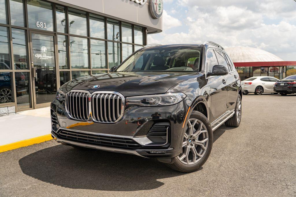 Used 2022 BMW X7 40i with VIN 5UXCW2C06N9J47895 for sale in Marietta, GA