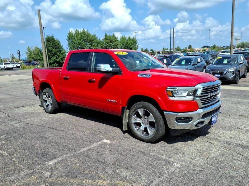 Used 2019 RAM Ram 1500 Pickup Laramie with VIN 1C6SRFJT4KN547425 for sale in Mankato, Minnesota