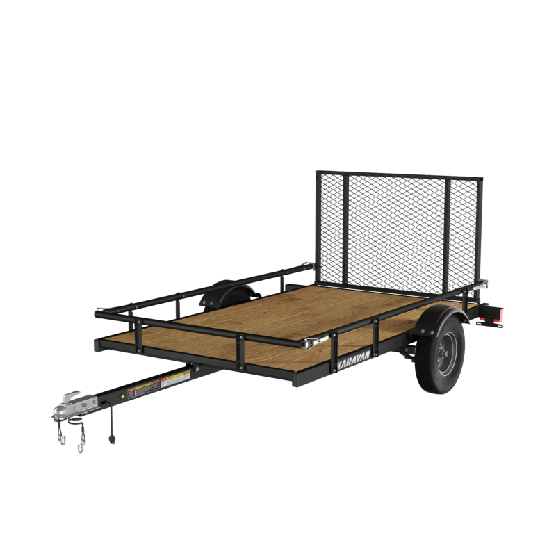 2025 Karavan Utility Trailer w/ Slide Rail 5 x 8 ft. Steel