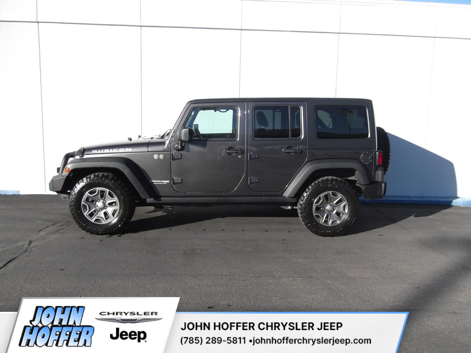 Used 2018 Jeep Wrangler JK Unlimited Rubicon with VIN 1C4BJWFG6JL851801 for sale in Kansas City