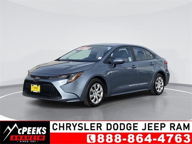 Used 2022 Toyota Corolla LE with VIN 5YFEPMAE9NP316111 for sale in Anaheim, CA