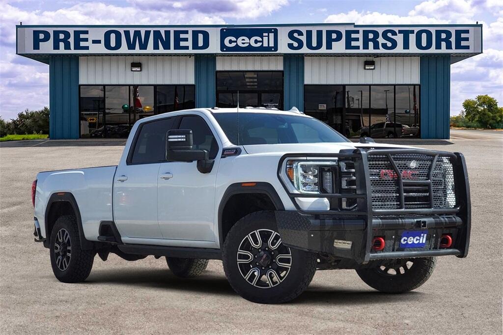 Used 2023 GMC Sierra 2500HD AT4 with VIN 1GT49PEY0PF180957 for sale in Uvalde, TX