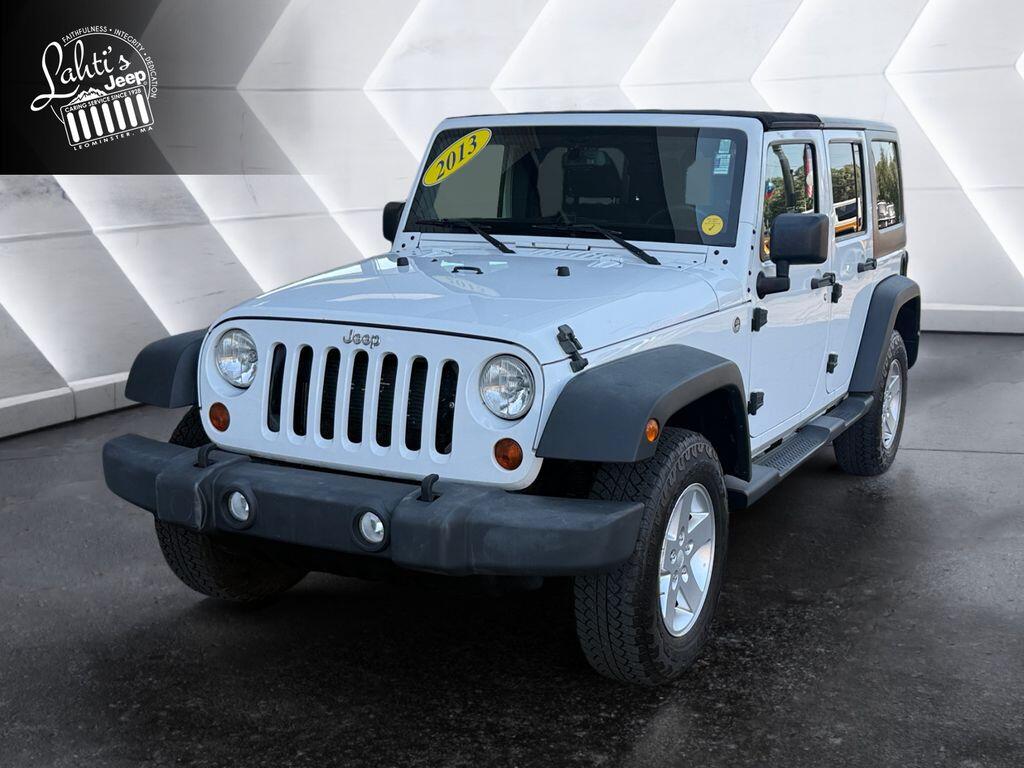 Bright White Clear Coat 2013 Jeep Wrangler SUV / Crossover Four-Wheel Drive 5-Speed Automatic