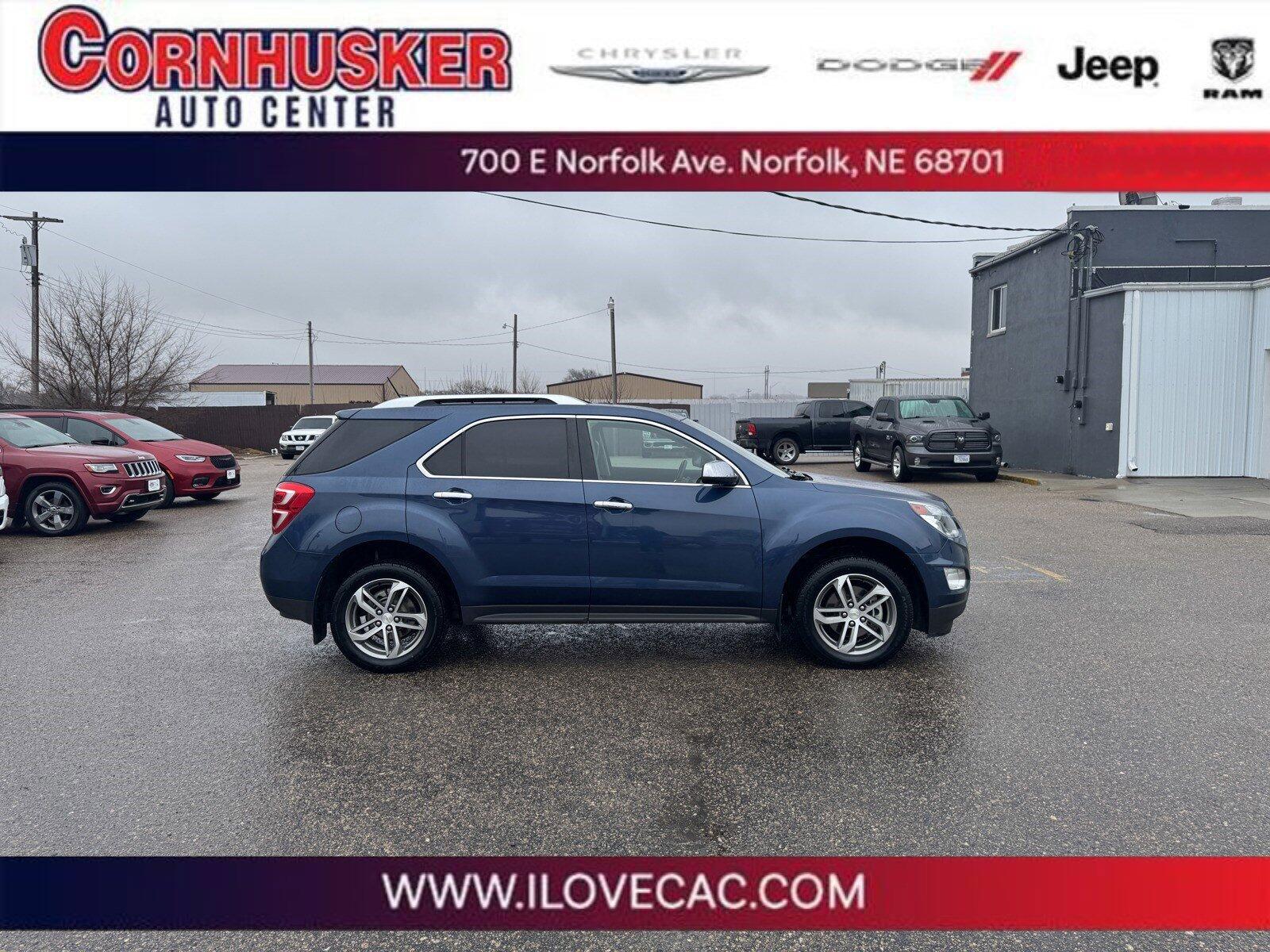 Used 2017 Chevrolet Equinox Premier with VIN 2GNALDEK6H6147477 for sale in Norfolk, NE