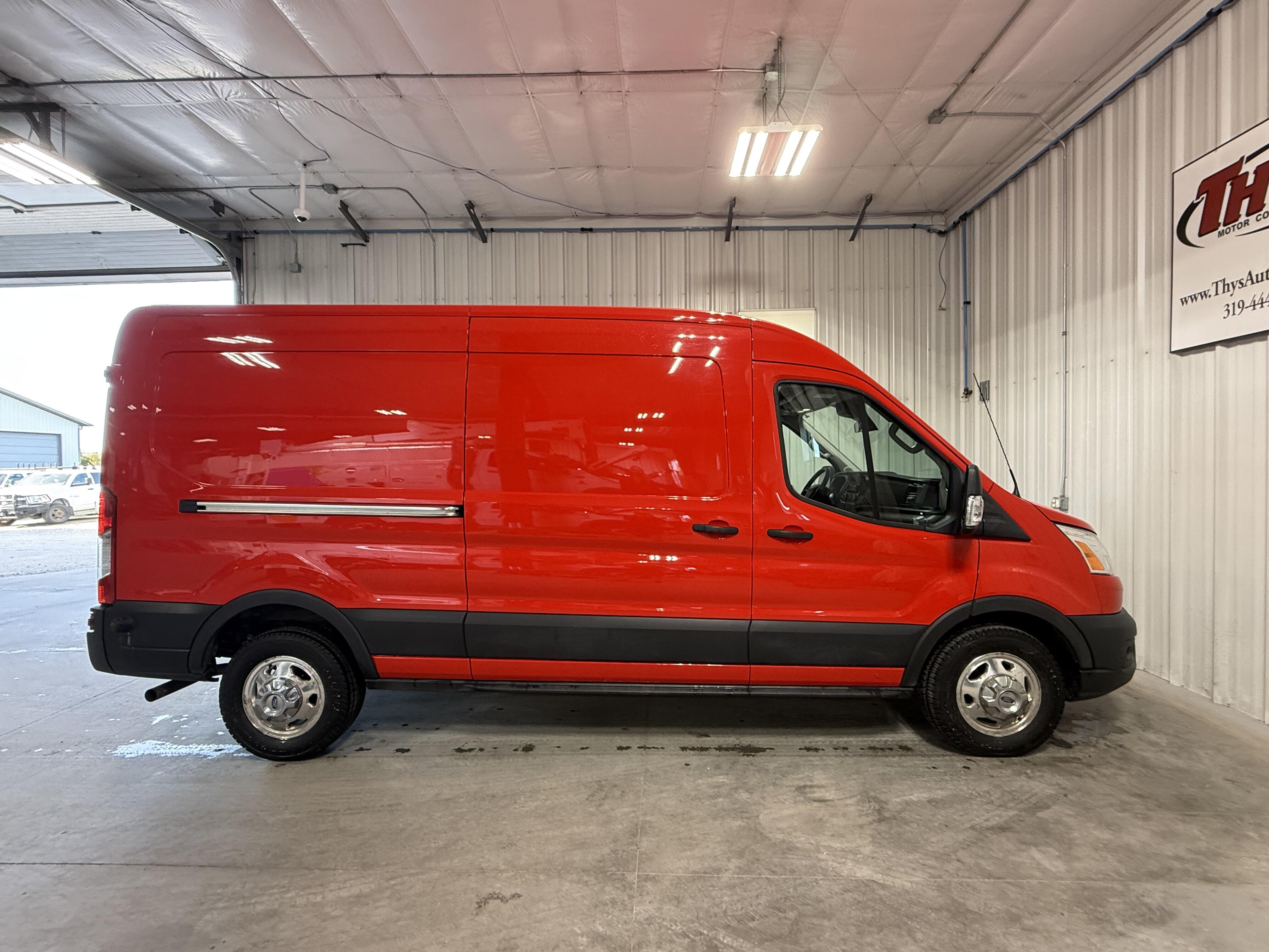 Used 2021 Ford Transit Van Base with VIN 1FTBR2C80MKA77912 for sale in Belle Plaine, IA