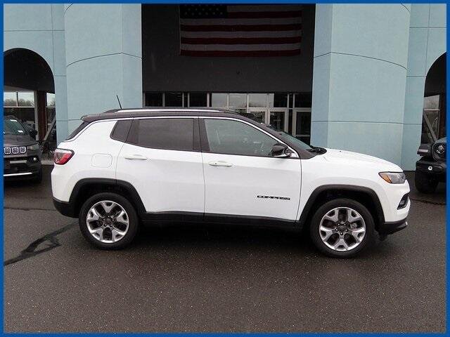Certified 2022 Jeep Compass Limited with VIN 3C4NJDCB8NT123112 for sale in New Britain, CT