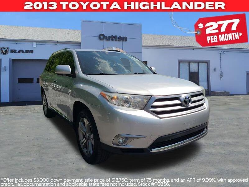 Used 2013 Toyota Highlander Limited with VIN 5TDDK3EH0DS186606 for sale in Tamaqua, PA