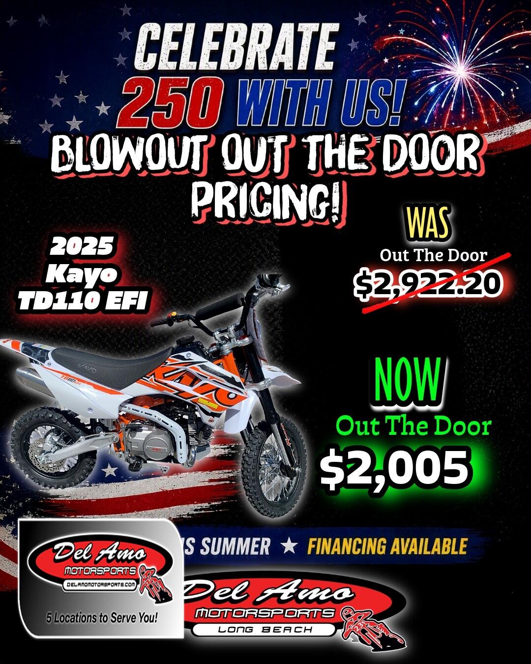 2025 Kayo TD110EFI
