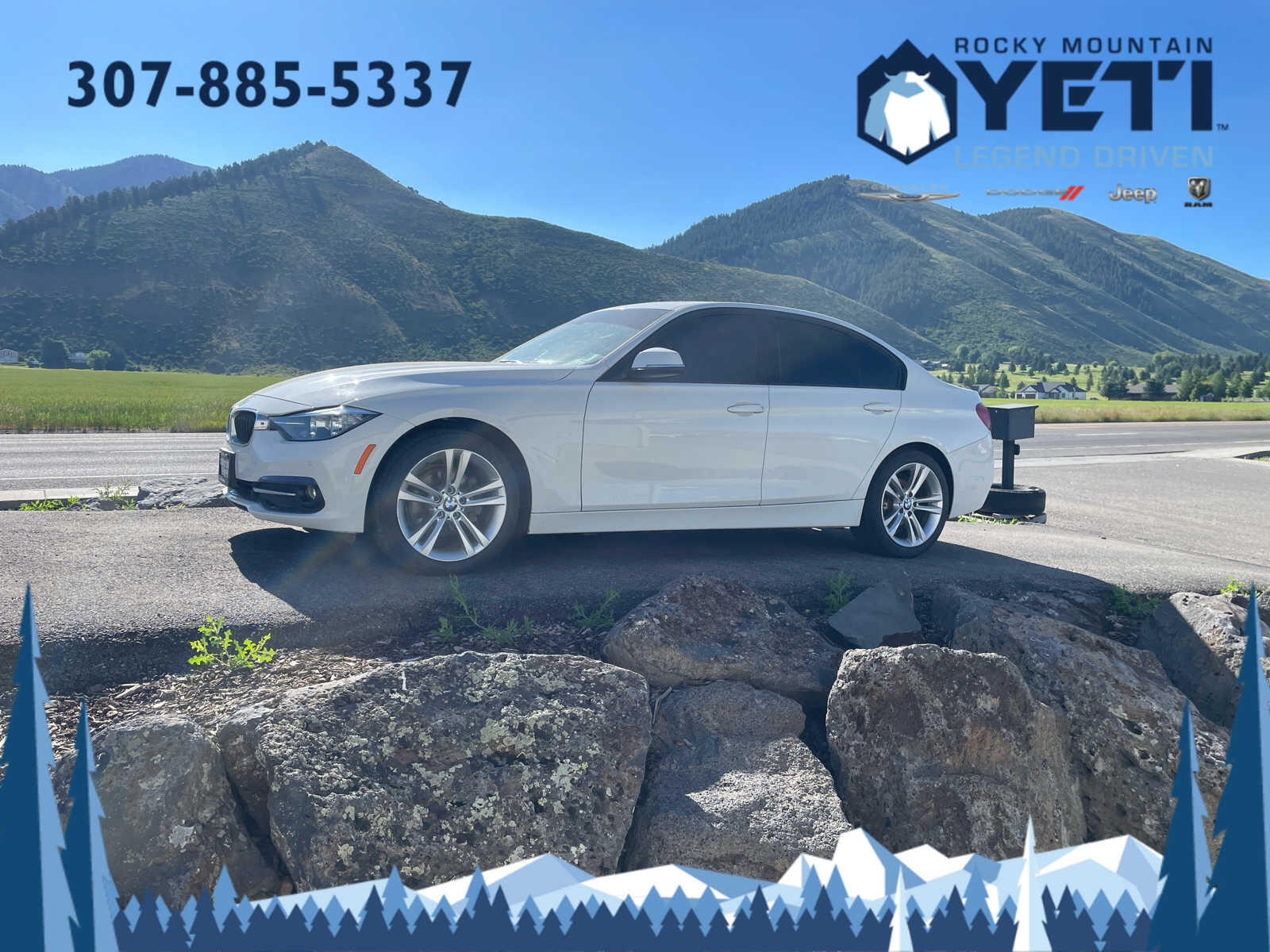 Used 2016 BMW 3 Series 320i with VIN WBA8E5G55GNU21421 for sale in Afton, WY