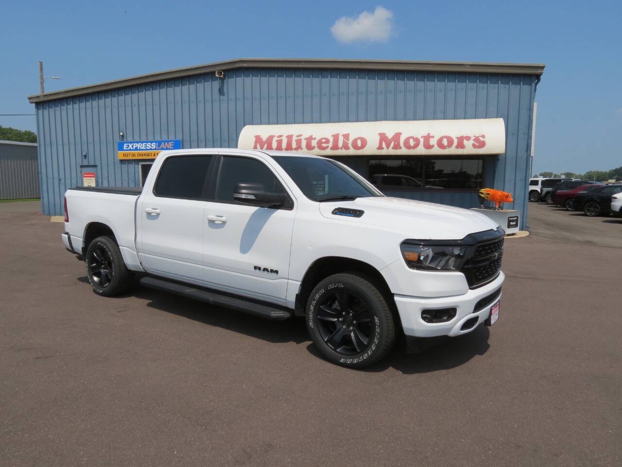 Used 2022 RAM Ram 1500 Pickup Big Horn/Lone Star with VIN 1C6RRFFG7NN258635 for sale in Fairmont, MN