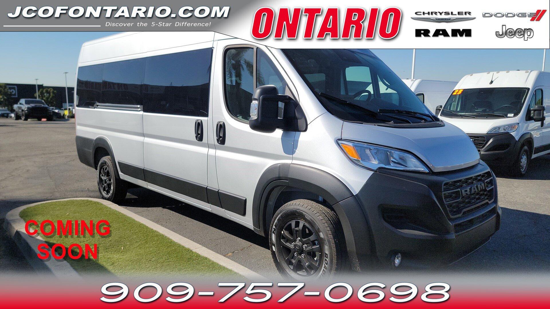 Used 2023 RAM ProMaster Window Van Base with VIN 3C6MRVUG4PE574038 for sale in Ontario, CA