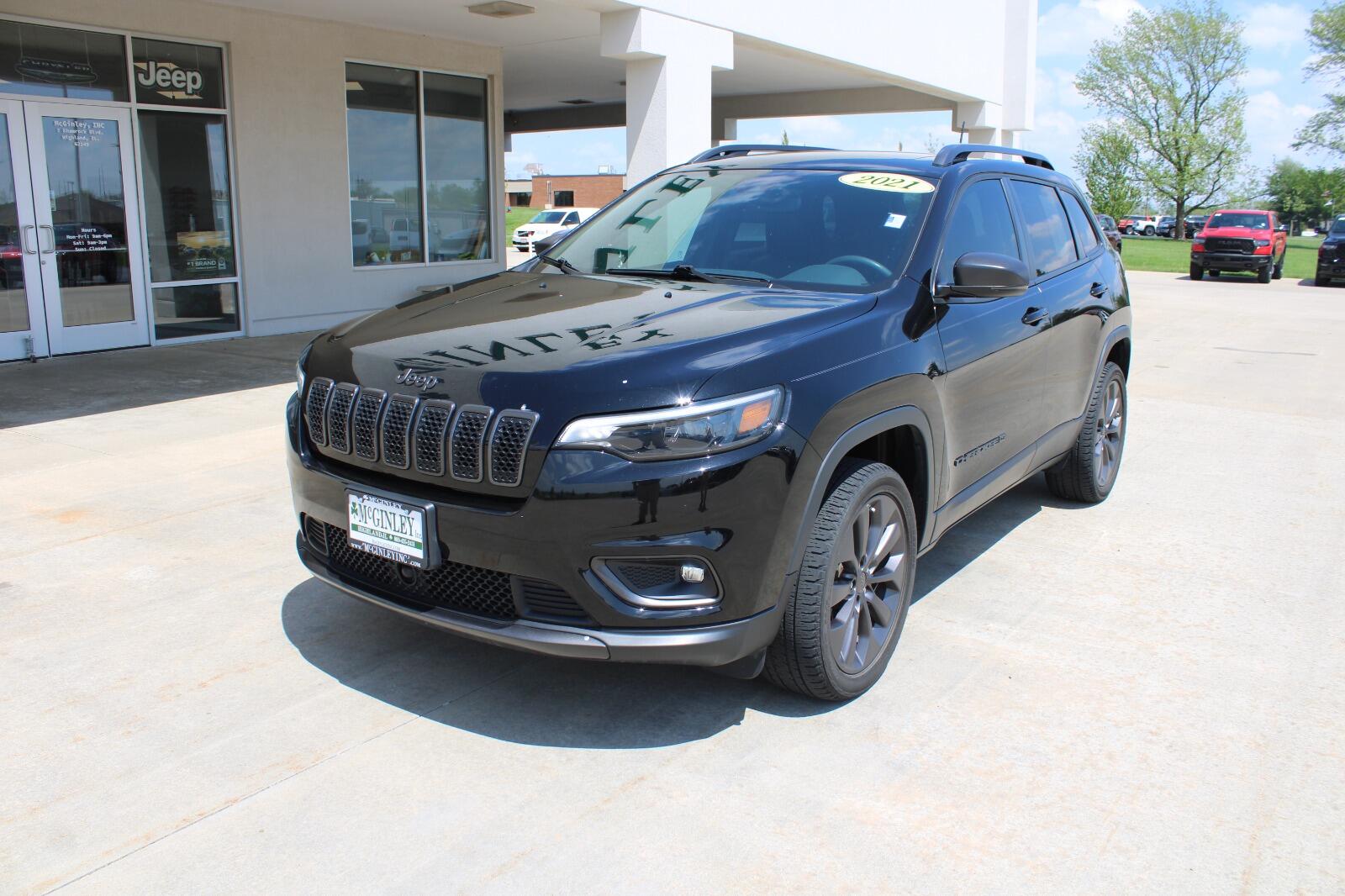 Certified 2021 Jeep Cherokee 80TH with VIN 1C4PJMMXXMD210775 for sale in Highland, IL