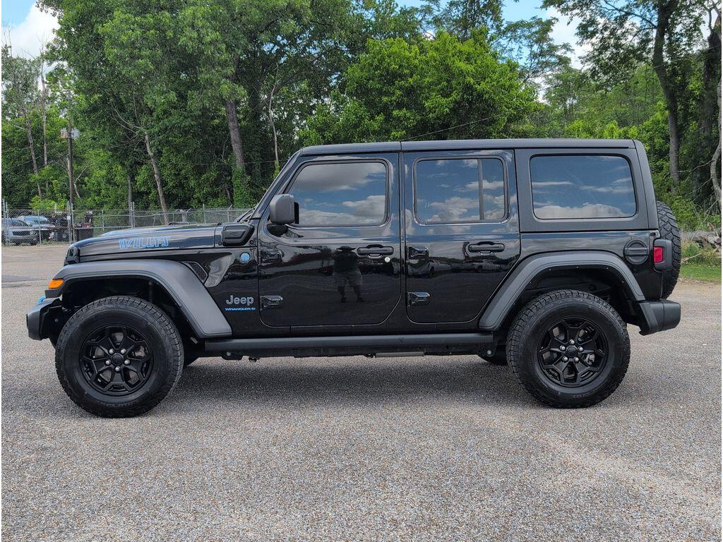 Used 2023 Jeep Wrangler 4xe Willys 4XE with VIN 1C4JJXN68PW621260 for sale in Meridian, MS