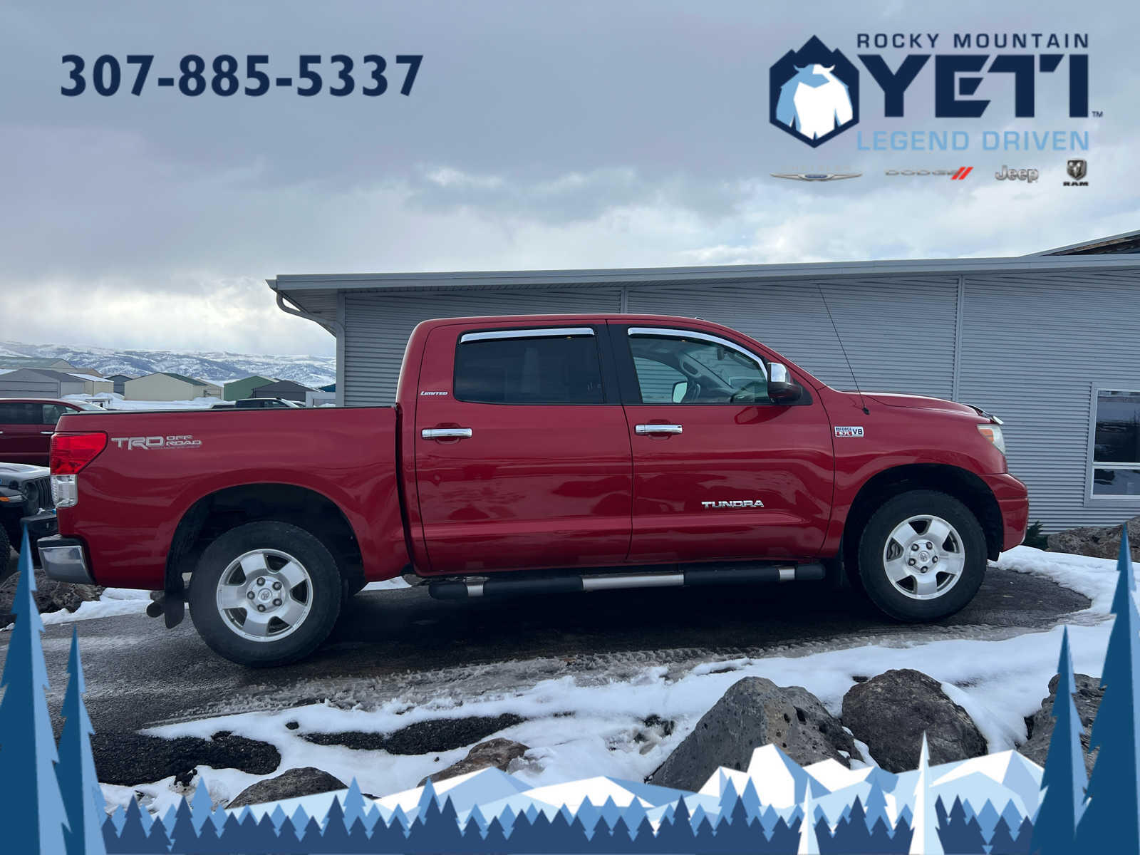 Used 2012 Toyota Tundra Limited with VIN 5TFHY5F18CX264040 for sale in Jackson, WY