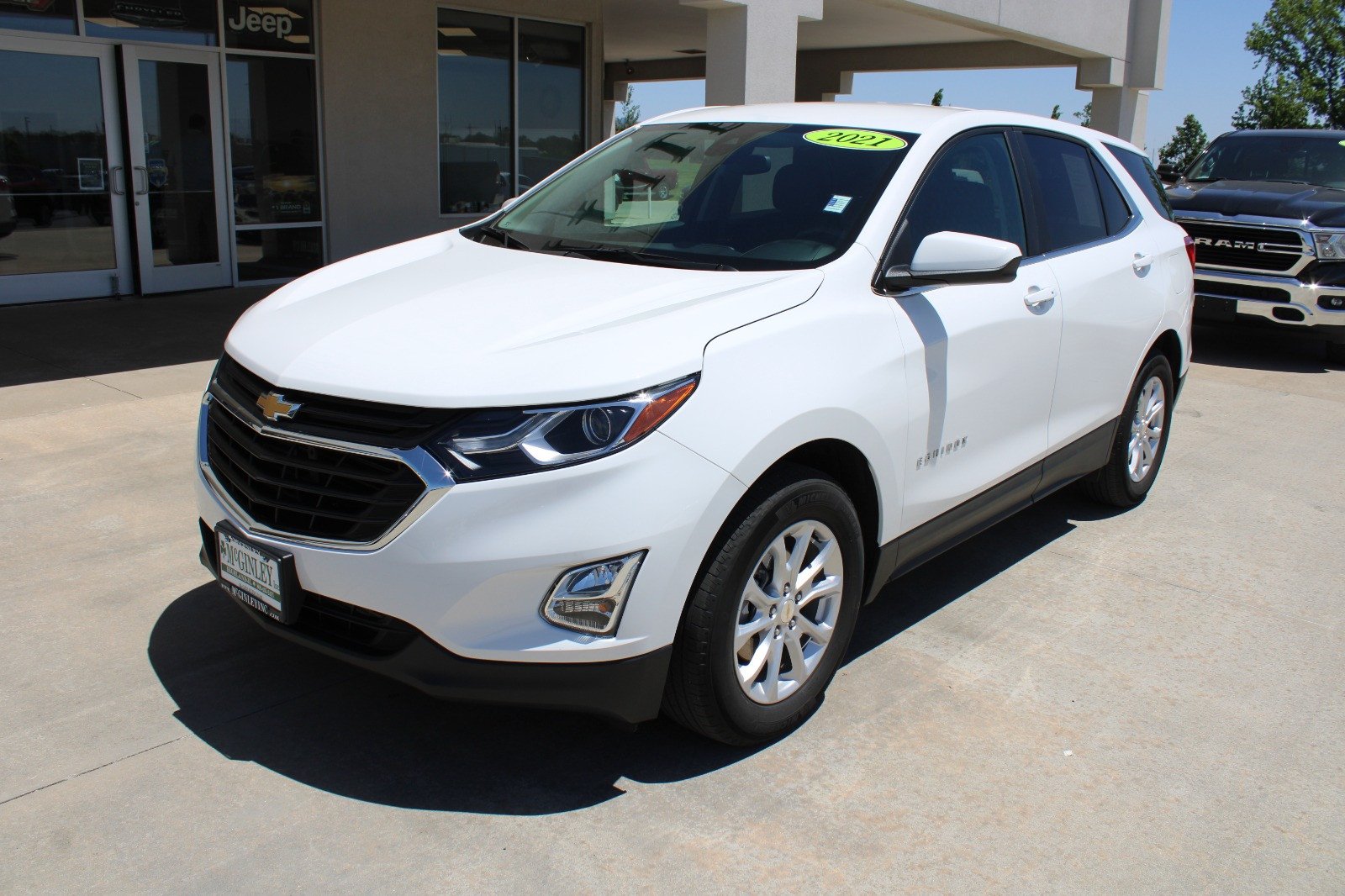 Used 2021 Chevrolet Equinox LT with VIN 3GNAXKEV7MS163248 for sale in Highland, IL